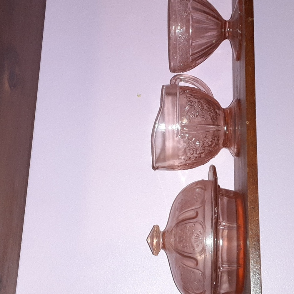 Vintage glassware set